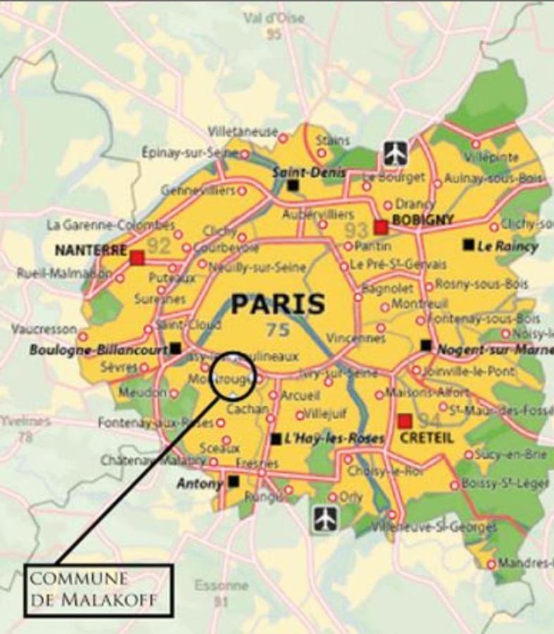 Charment Studio Proche Paris 15 Малакоф Екстериор снимка
